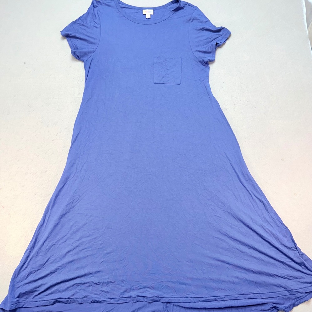 LuLaRoe Blue Midi Dress